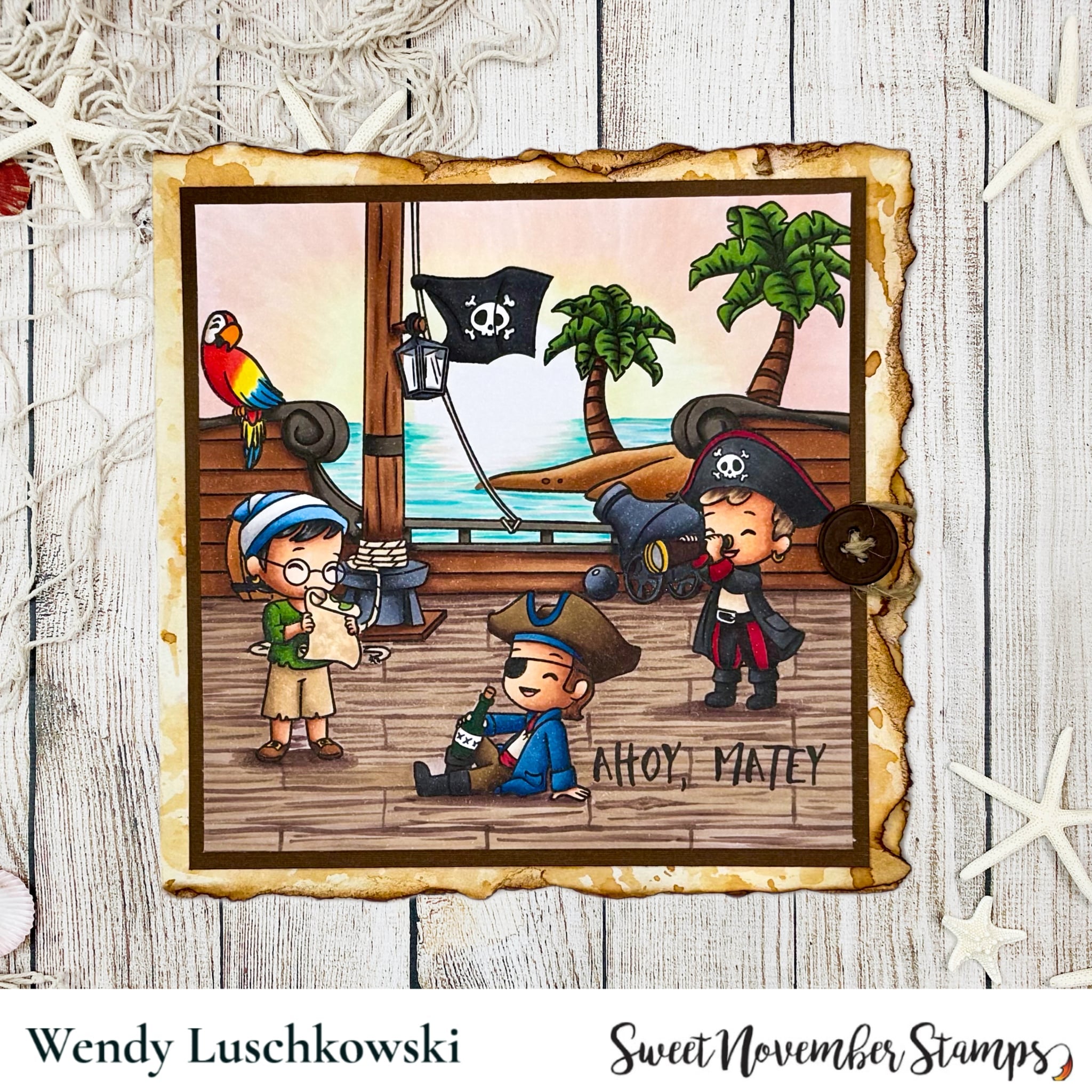 Clear Stamp Set - Background Builder: Yo Ho Ho