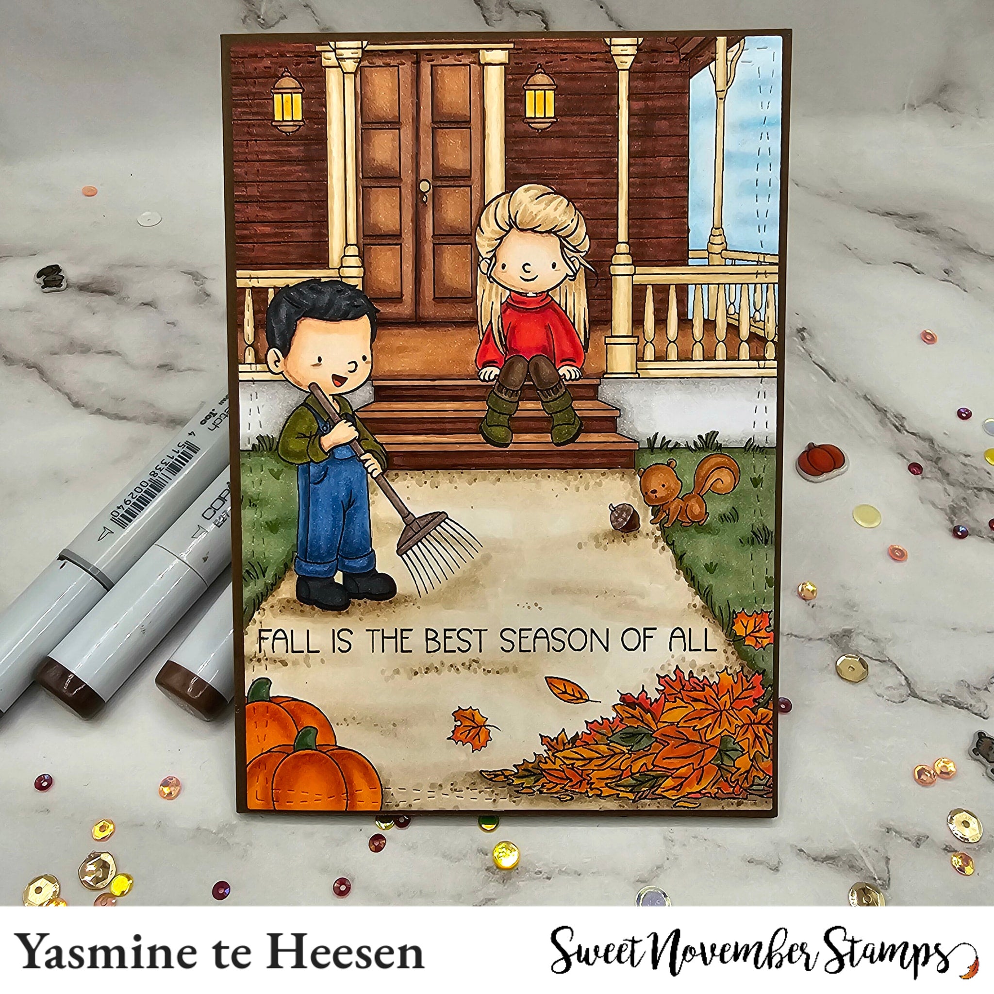 Digital Stamp -2025 Harvest of Haunts clear stamp bundle: digital edition