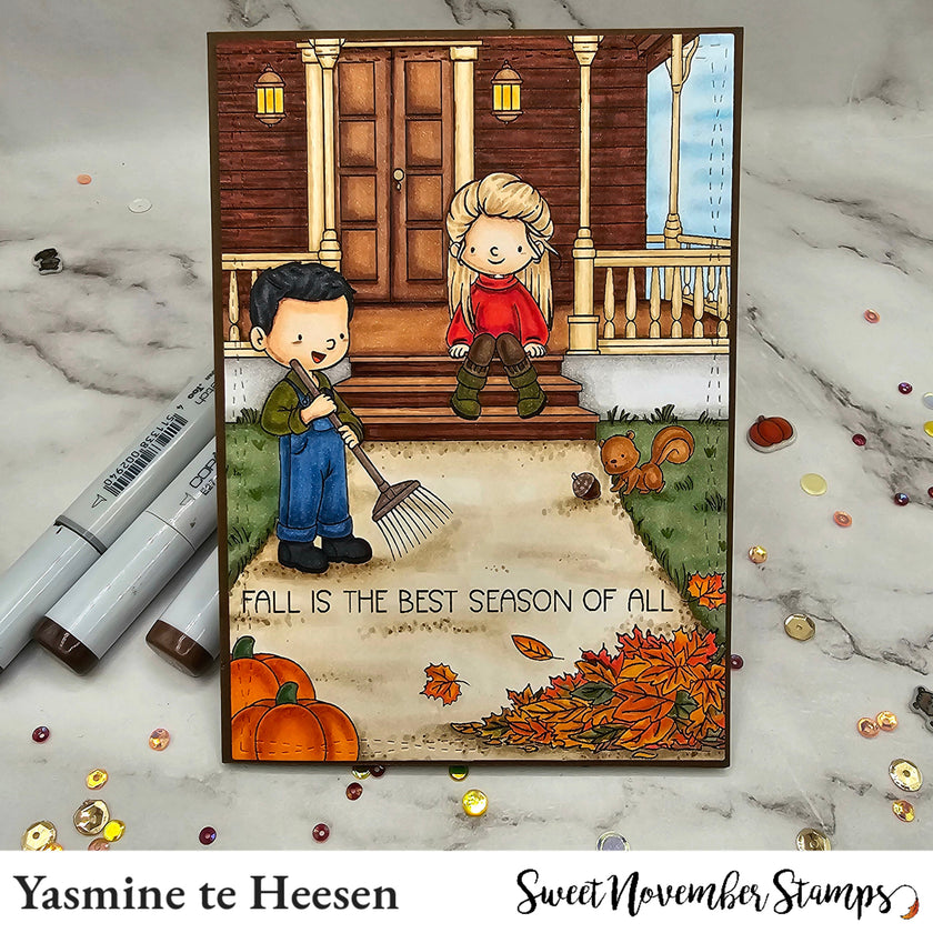 Digital Stamp -2025 Harvest of Haunts clear stamp bundle: digital edition