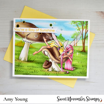 Digital Stamp - Facebook Faebruary Fairy: Cecily