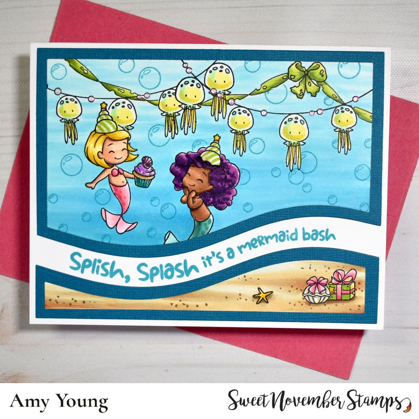 Clear Stamp Set - Merwee Party