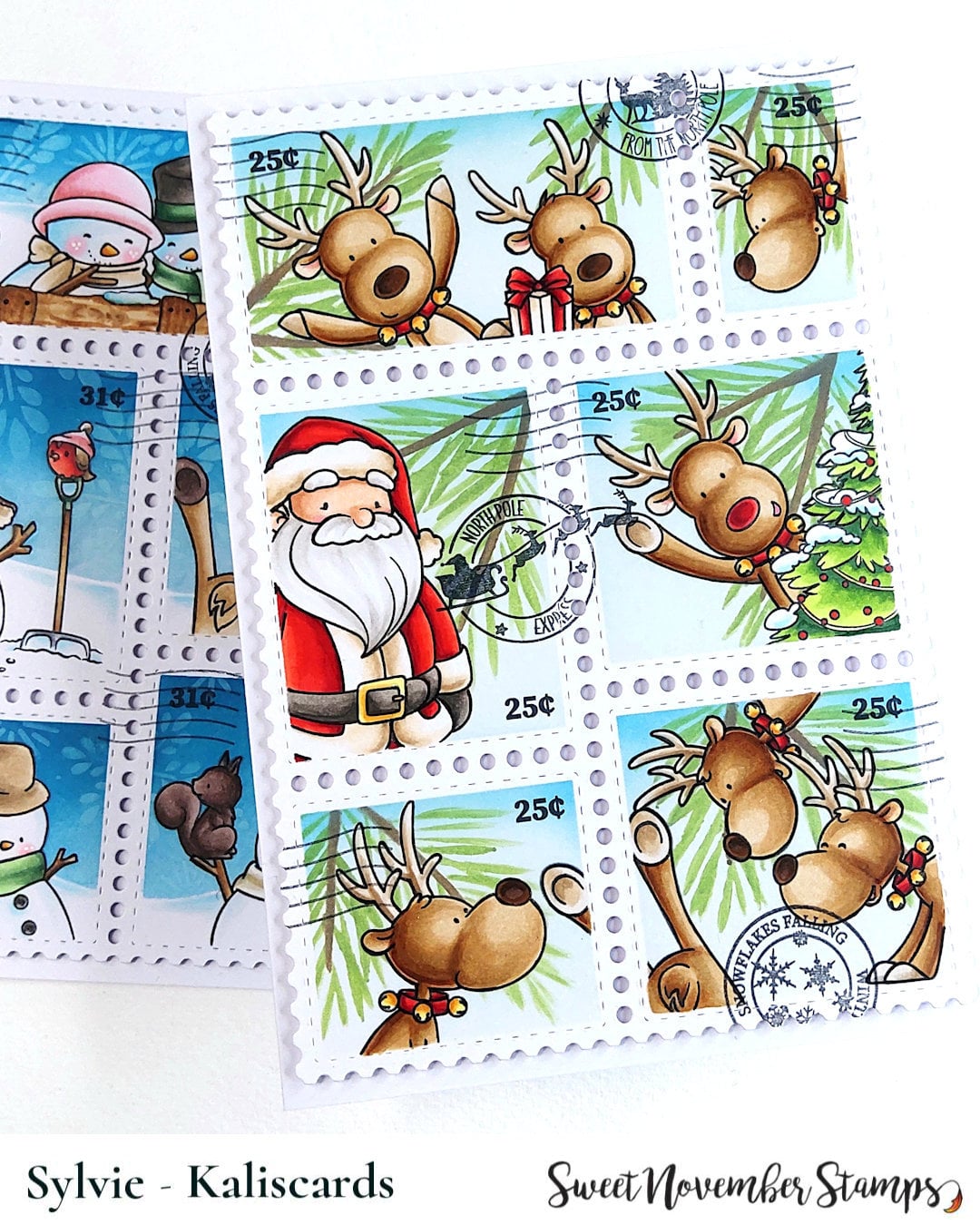 Clear Stamp Set - Postage Pals: Santa and Reindeer