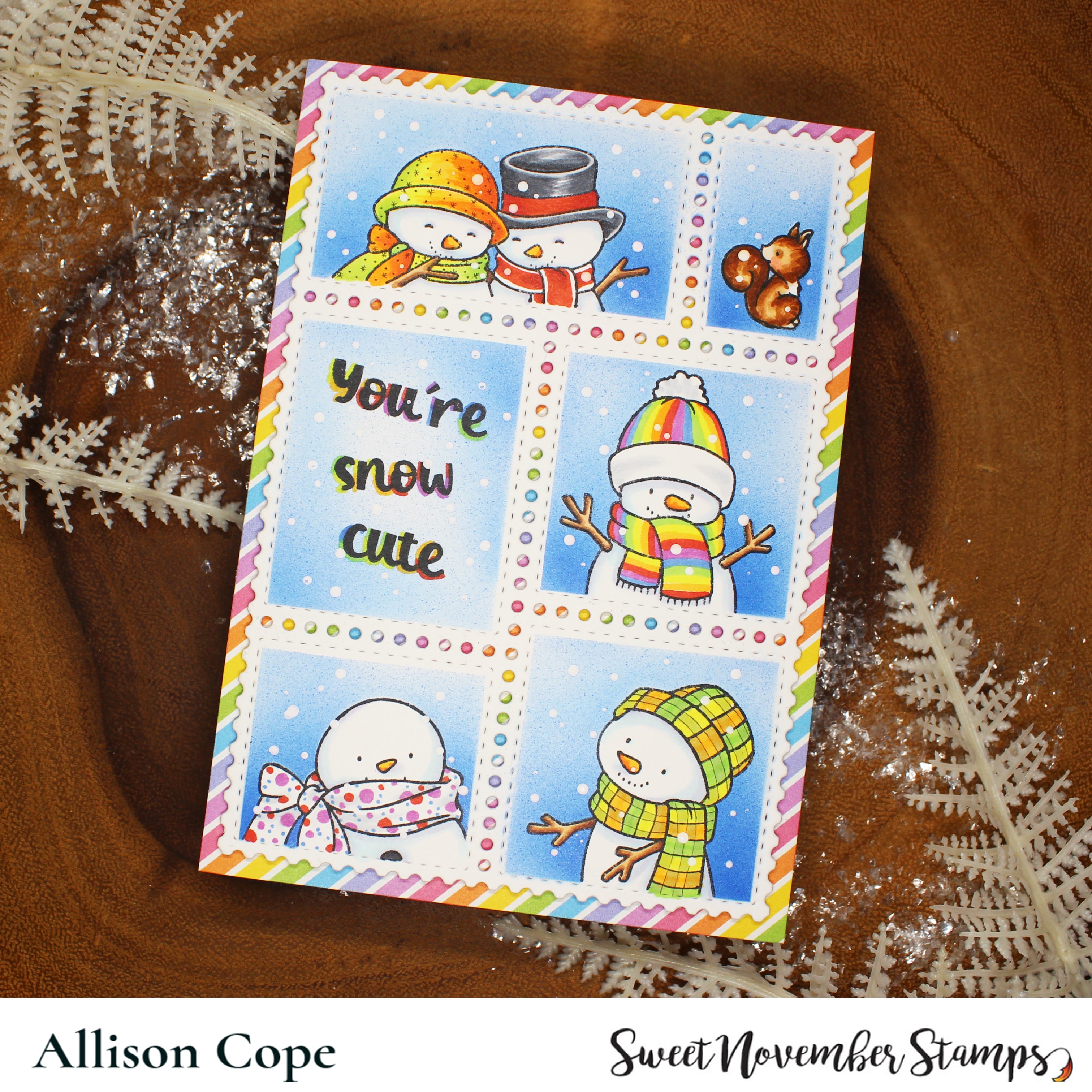 Clear Stamp Set - Postage Pals: Snowmen