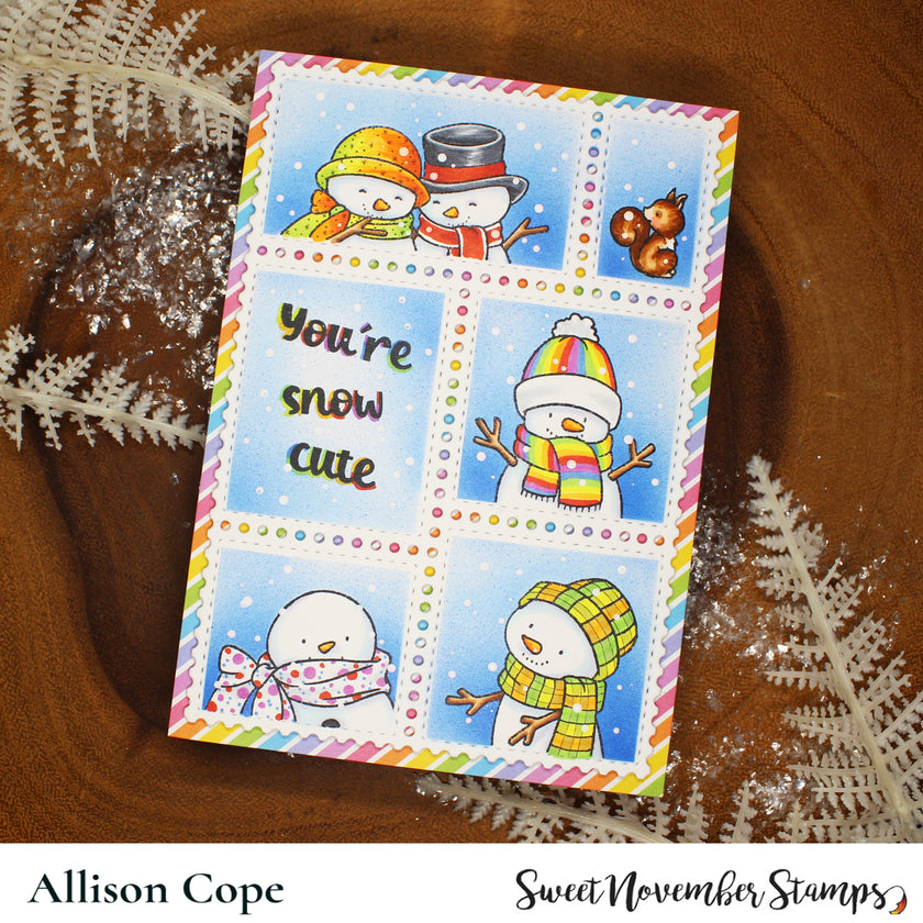 Clear Stamp Set - Postage Pals: Snowmen