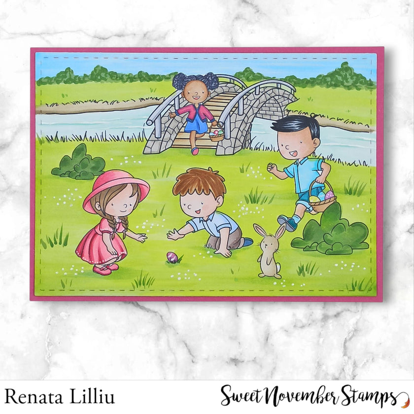 Digital Stamp -2026 Hoppy Hearts clear stamp bundle: digital edition