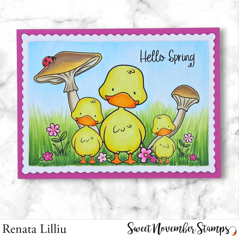 Digital Stamp -2026 Hoppy Hearts clear stamp bundle: digital edition