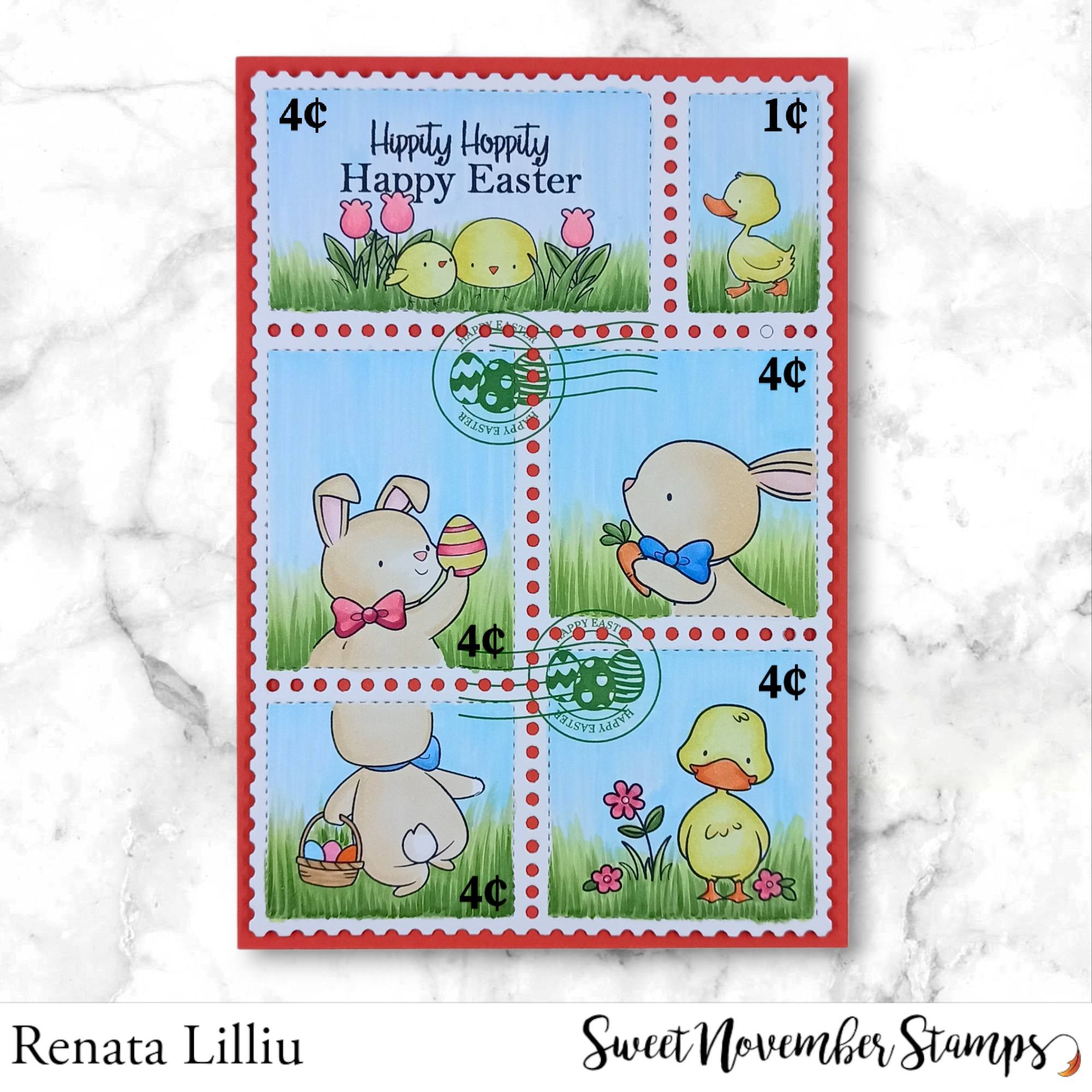Digital Stamp -2026 Hoppy Hearts clear stamp bundle: digital edition
