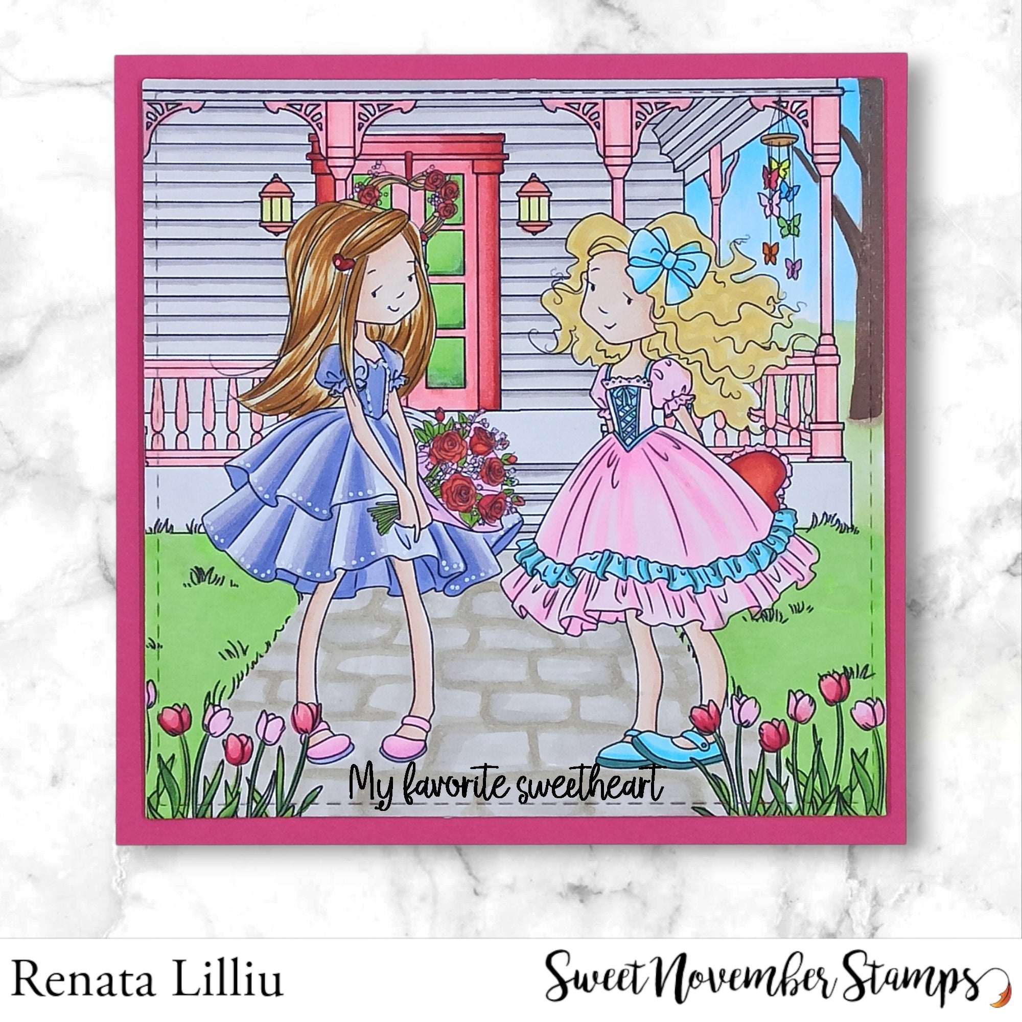 Clear Stamp Set - Ruffles and Roses