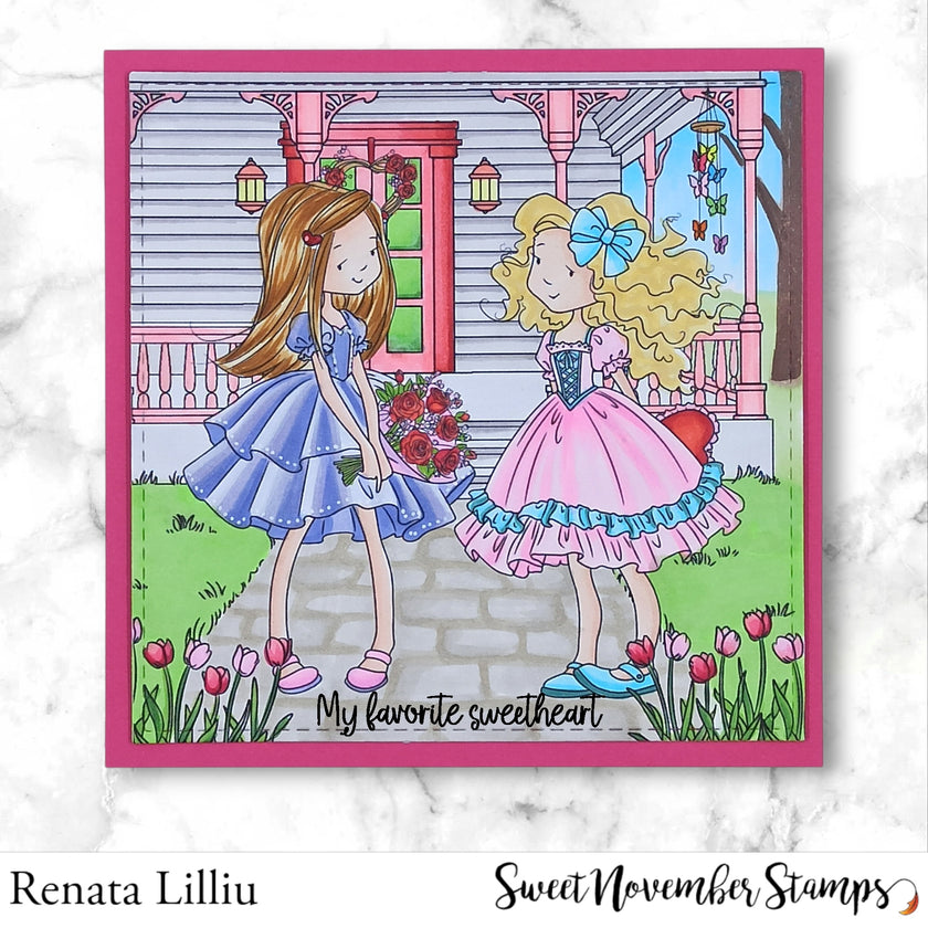 Clear Stamp Set - Ruffles and Roses