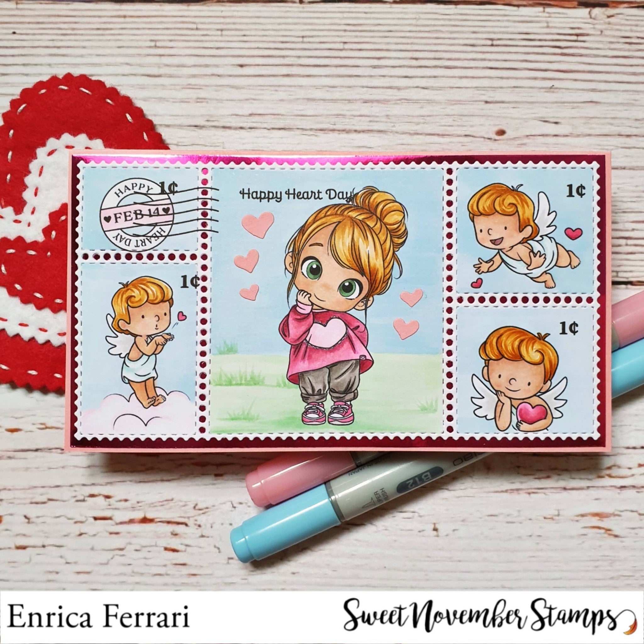Digital Stamp -2026 Hoppy Hearts clear stamp bundle: digital edition