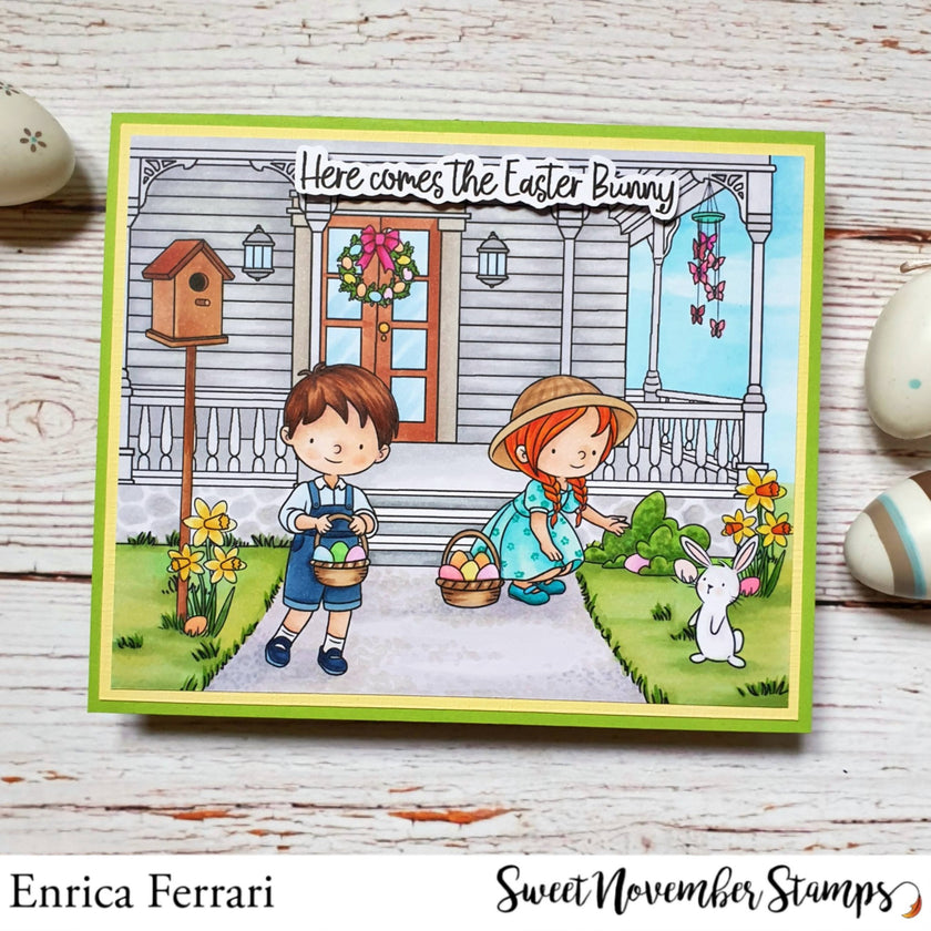 Clear Stamp Set - Egg Hunt