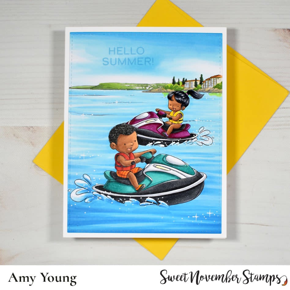 Digital Stamp - Summer On The Go:Jet Skis