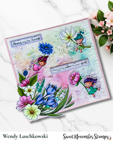 Digital Stamp - Fairwee Petal Party: Gina