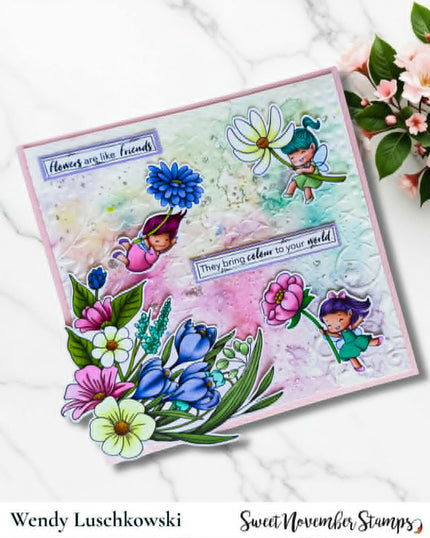 Digital Stamp - Fairwee Petal Party: Gina