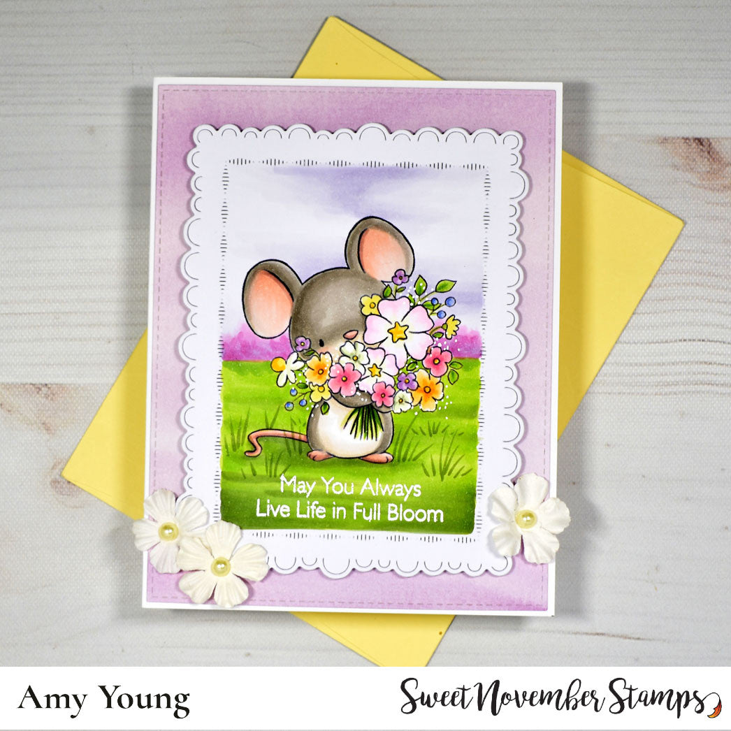 Digital Stamp - Spring Woodland: Mouse