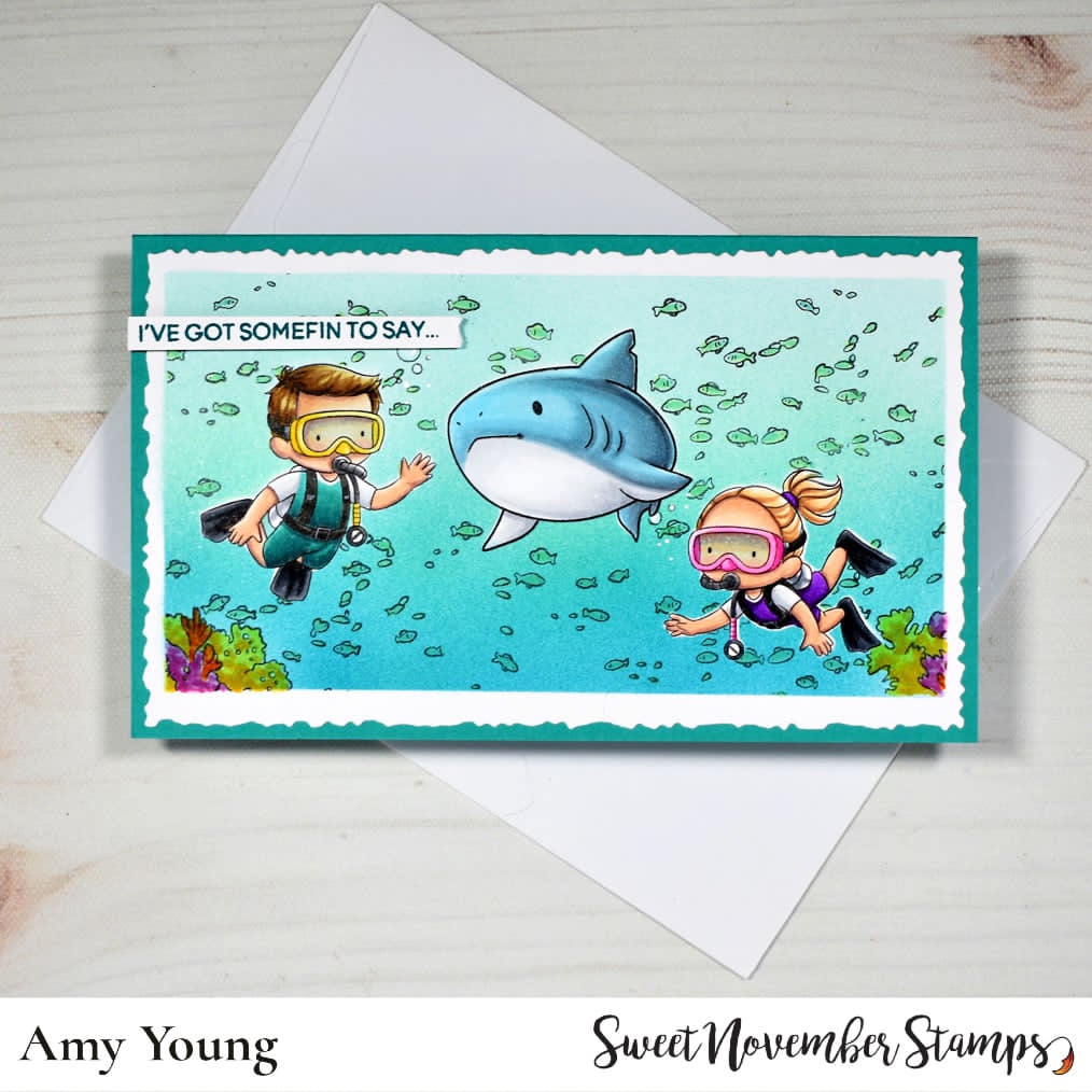 Digital Stamp - Scuba Sammy