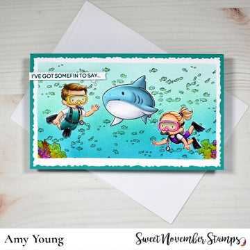 Digital Stamp - Scuba Sammy
