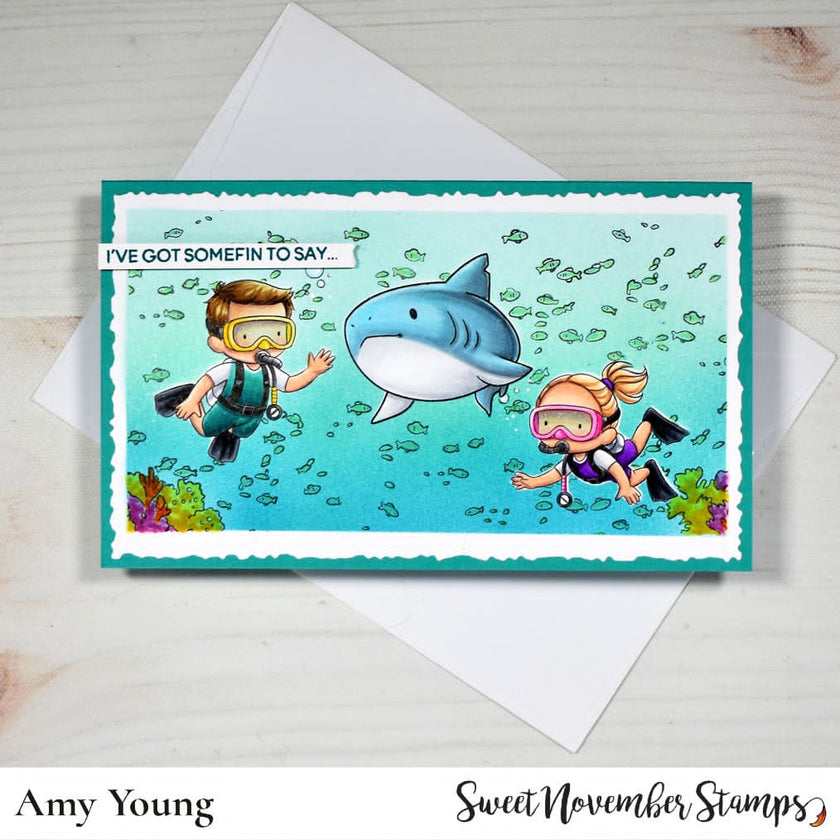 Digital Stamp - Scuba Sammy