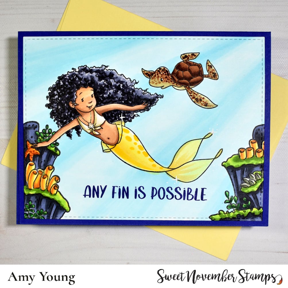 Clear Stamp Set - Any Fin is Possible