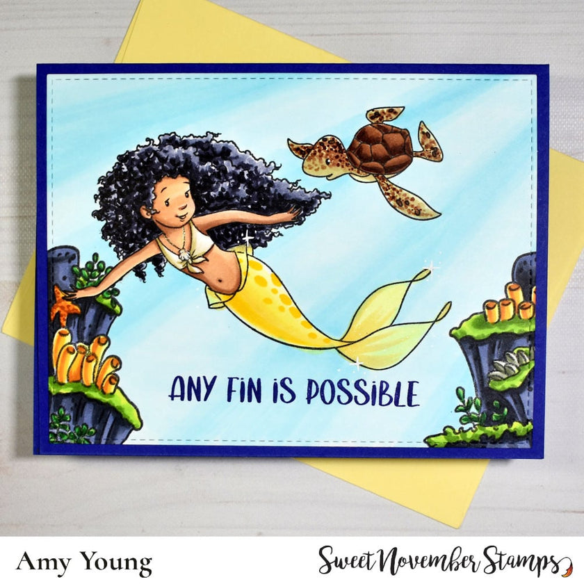Clear Stamp Set - Any Fin is Possible