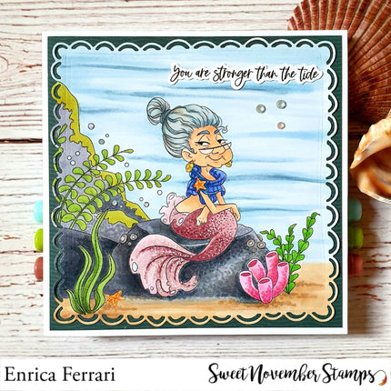 Digital Stamp - Granny High Tide