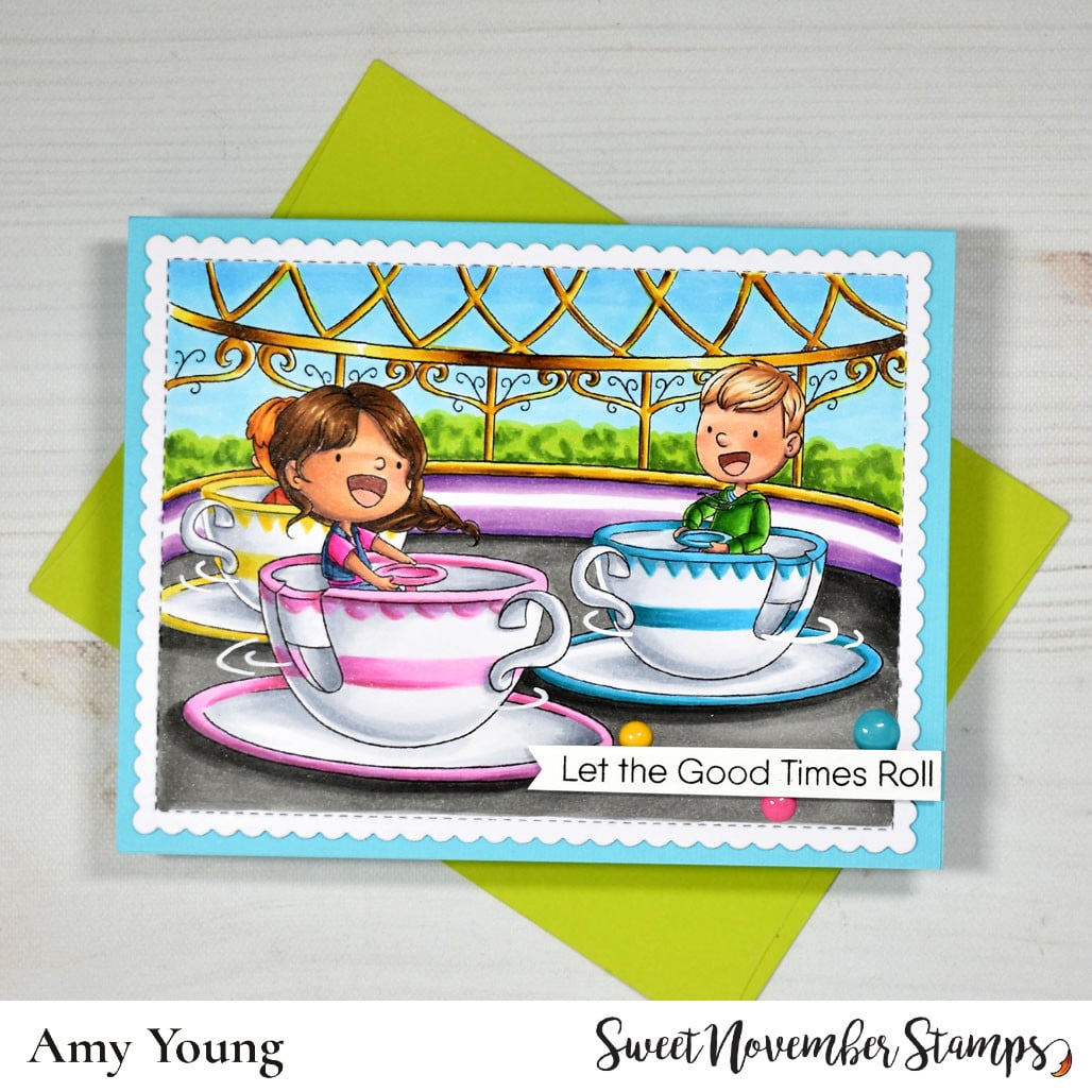 Digital Stamp - Fair Fun: Tea Cups