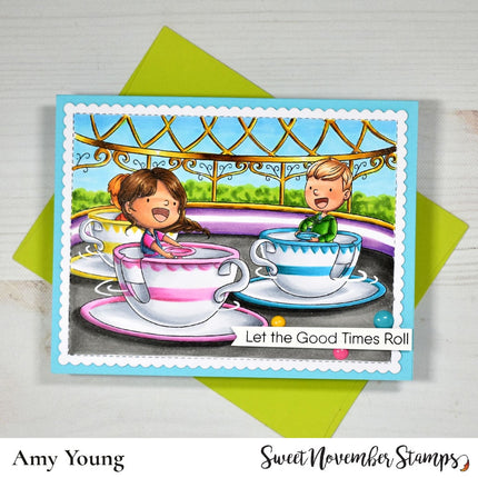 Digital Stamp - Fair Fun: Tea Cups