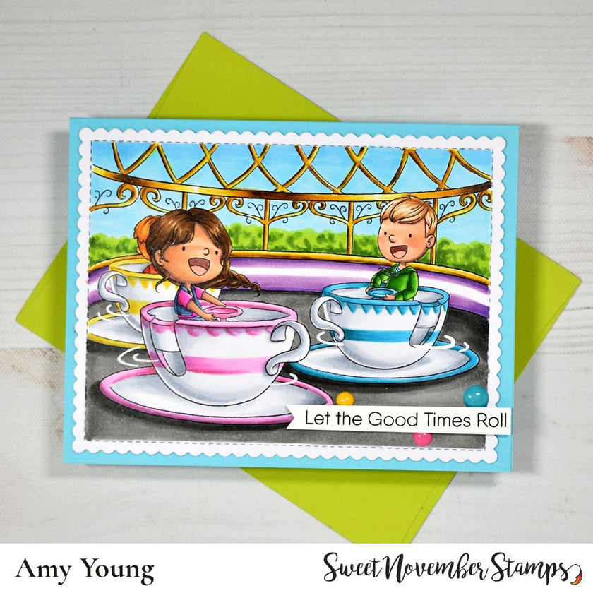 Digital Stamp - Fair Fun: Tea Cups