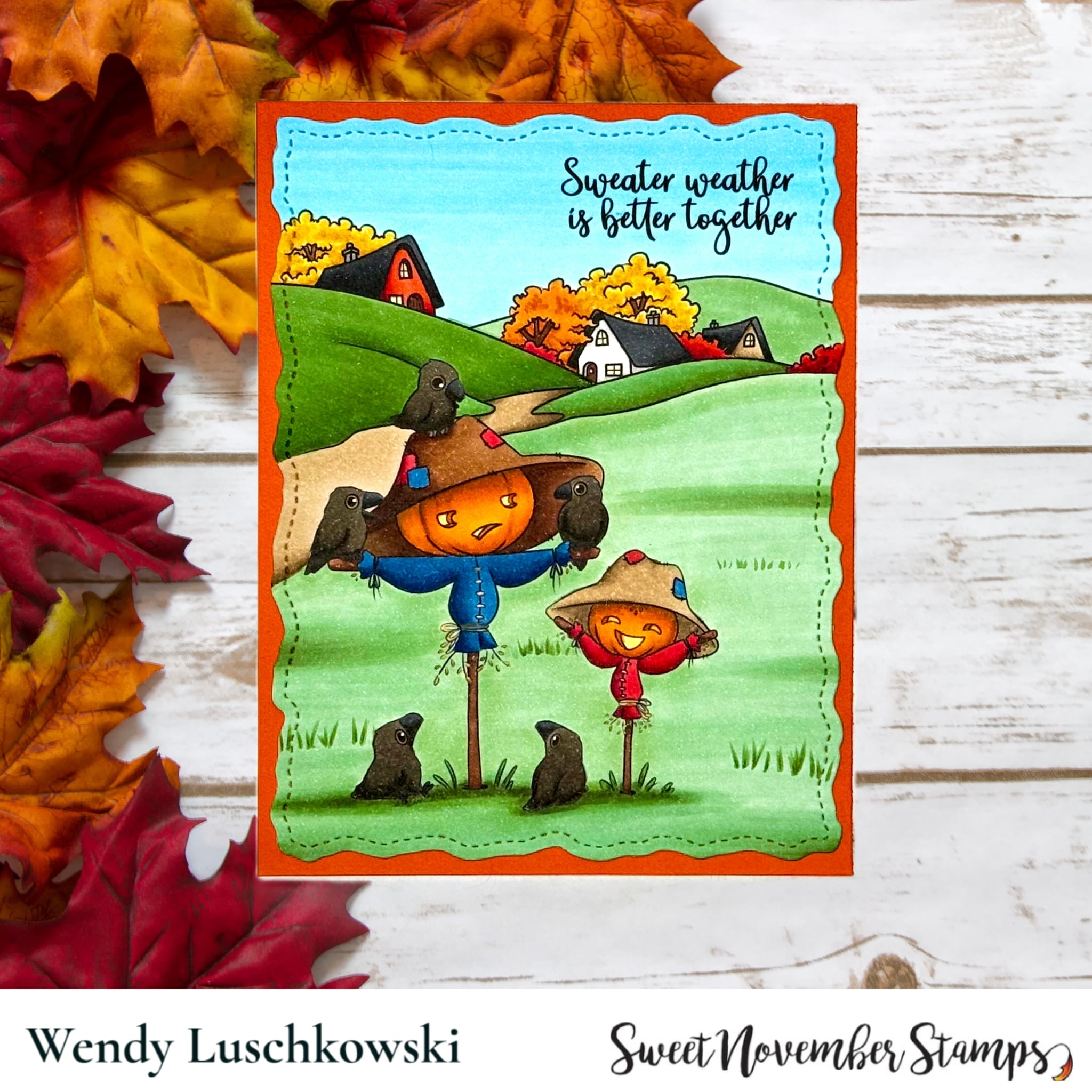 Digital Stamp - Scarecrow in Training #3