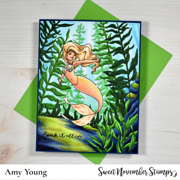 Clear Stamp Set - Background Builder: Kelp Bed