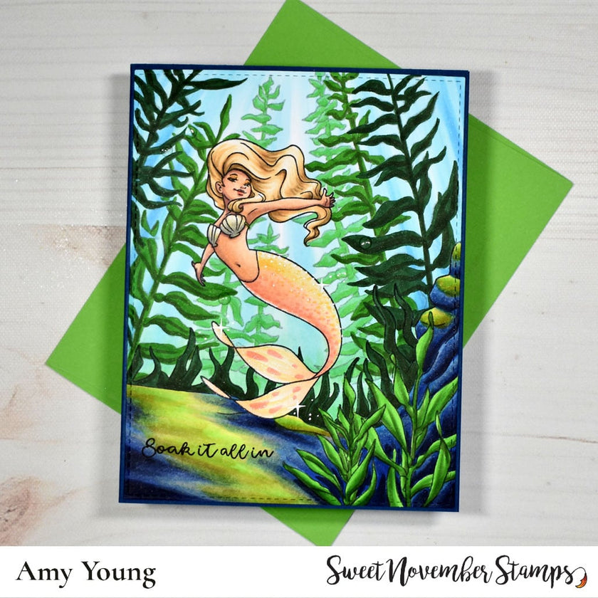 Clear Stamp Set - Background Builder: Kelp Bed