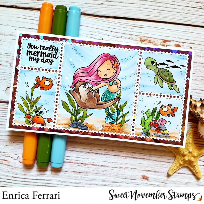 Clear Stamp Set - Merwee Tide Dancers