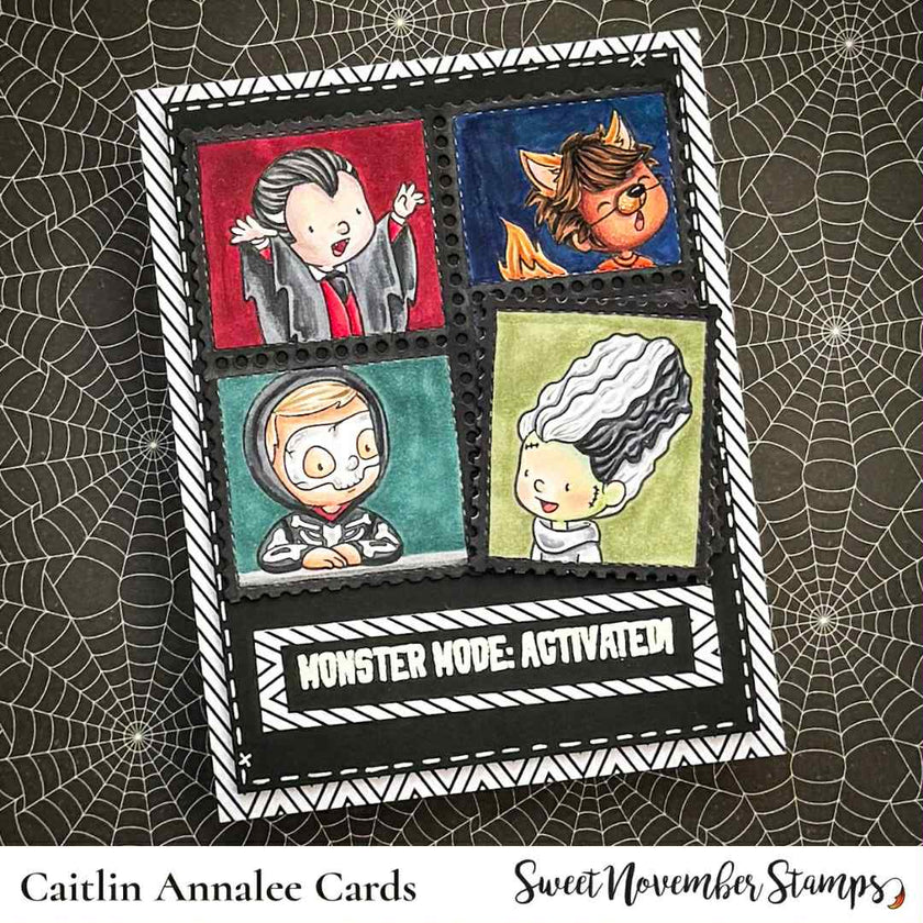 Clear Stamp Set - Halloween Postage Pals: Portrait