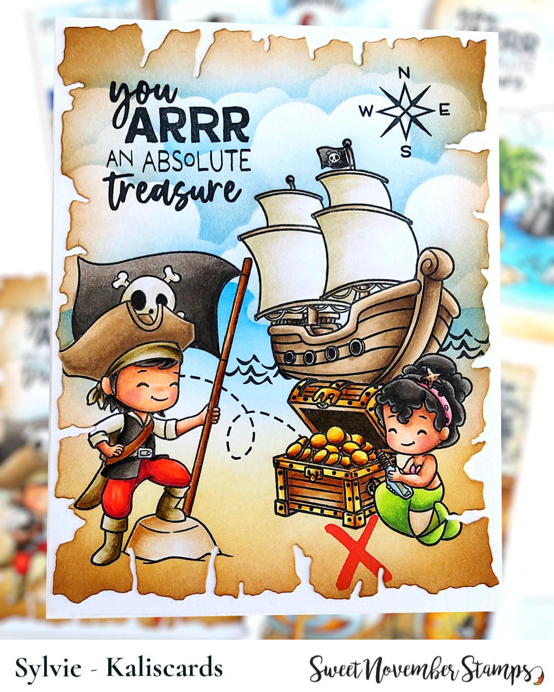 Clear Stamp Set - Background Builder: Yo Ho Ho