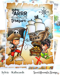 Clear Stamp Set - A Wee Bit of Piracy