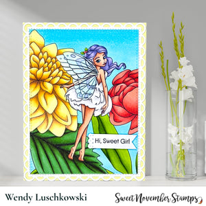 Digital Stamp - Faebruary Fairy: Elvia