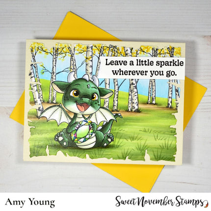 Clear Stamp Set - October Opal Dragon