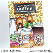 Load image into Gallery viewer, Clear Stamp Set - More than Coffee (Limited Edition)
