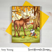 Digital Stamp - Fall Woodland: Moose, Beaver, Mole