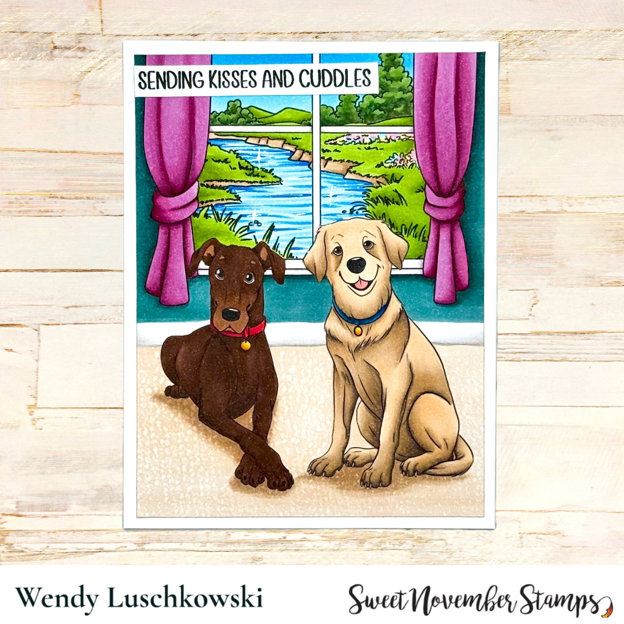 Digital Stamp - Dog Park 4: Ollie the Labrador