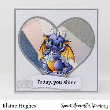 Clear Stamp Set - April Diamond Dragon
