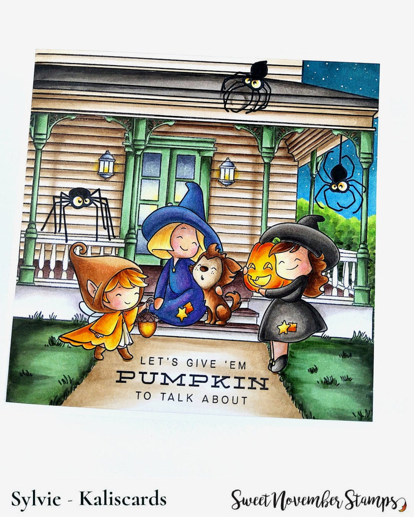 Clear Stamp Set - Front Porch Background