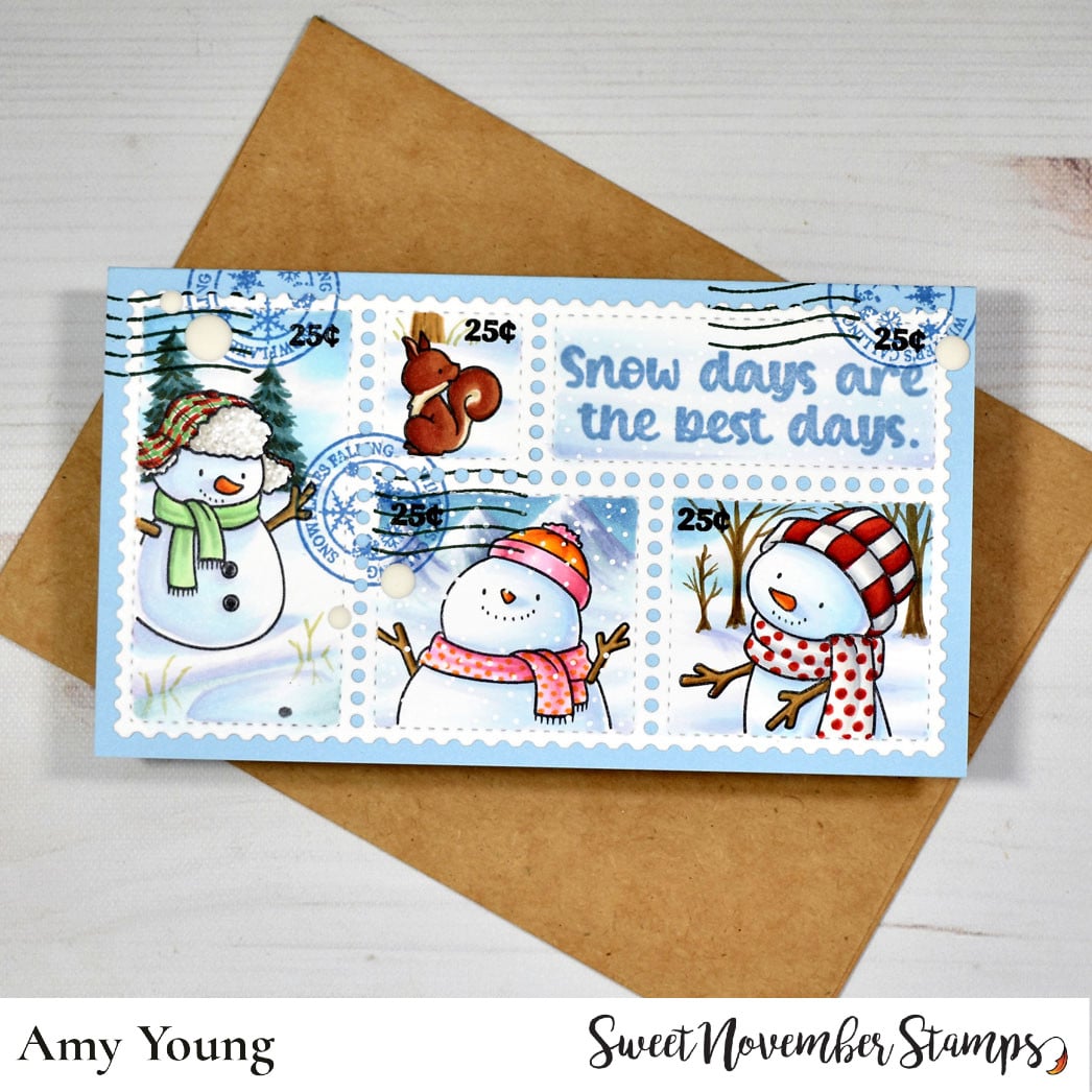 Clear Stamp Set - Postage Pals: Snowmen