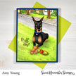 Digital Stamp - Dog Park 4: Sarge the Doberman