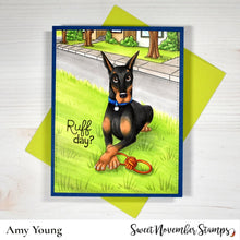 Load image into Gallery viewer, Digital Stamp - Dog Park 4: Sarge the Doberman
