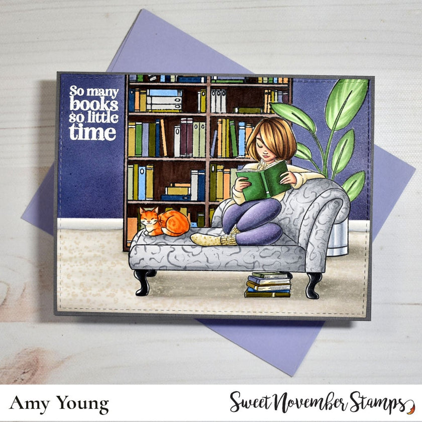 Clear Stamp Set - Simple Room Reading Nook Add-On