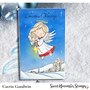 Digital Stamp - Little Christmas Angel