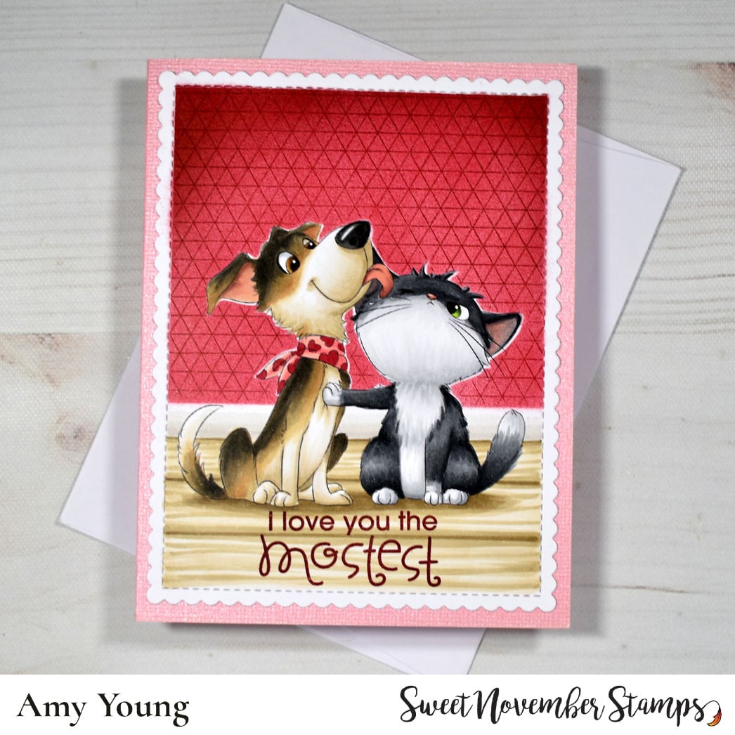 Digital Stamp - Scrappy and Sulky: Kisses