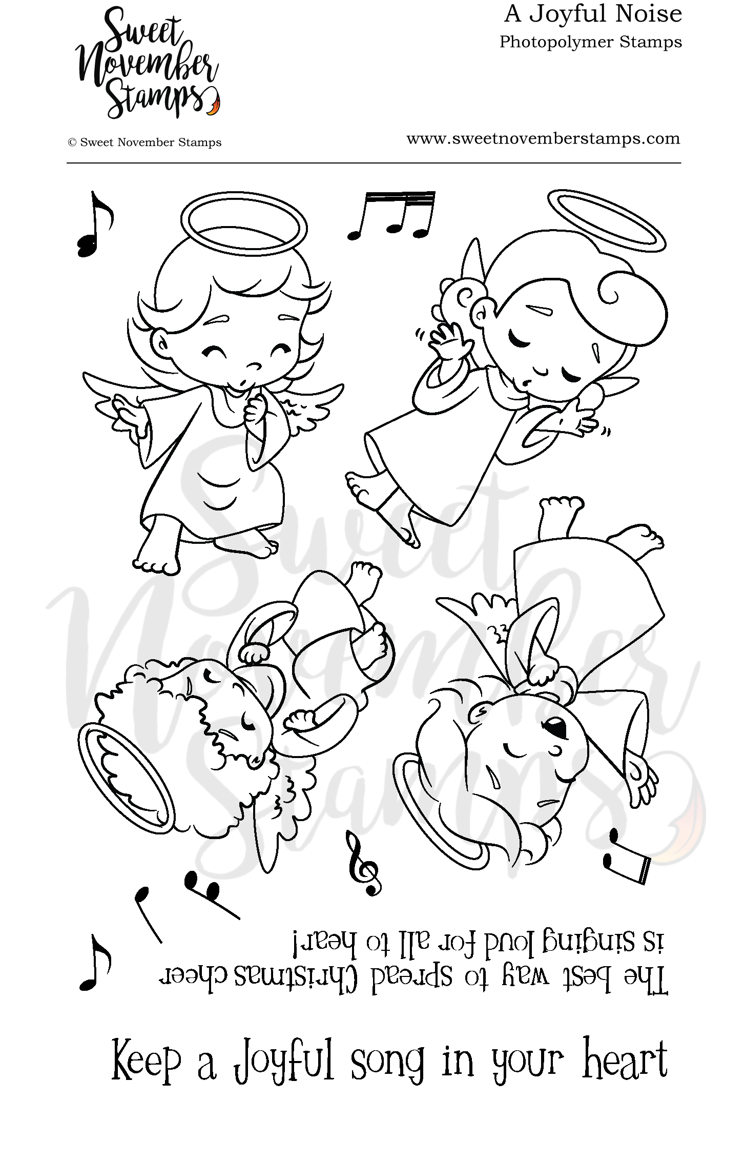Clear Stamp Set - Joyful Noise