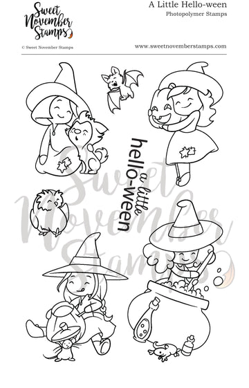 Clear Stamp Set - Witchwees: A Little Hello-ween